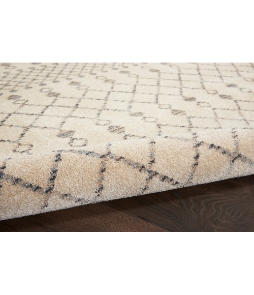 Nourison Royal Moroccan Area Rug RYM03-Beige/Grey