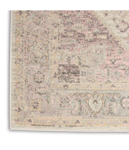 Nourison Tranquil Area Rug TRA06-Ivory/Pink