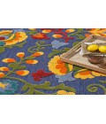 Nourison Aloha Navy Multicolor ALH17 3 ft. 6 in. X 5 ft. 6 in. Rectangle Rug