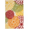 Nourison Aloha - Alh05 Red Multicolor Area Rug 3 ft. X 5 ft. Rectangle