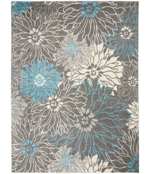 Nourison PASSION Area Rug Nourison Passion Area Rug PSN17-Charcoal/Blue