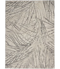 Nourison Rustic Textures Ivory/Grey RUS17 6 ft. X 9 ft. Rect. Rug