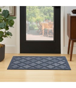 Nourison Easy Care - Nes01 Navy Blue Area Rug 2 ft. X 4 ft. Rectangle