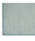 Nourison Courtyard Area Rug COU01 Ivory Aqua 3' x 5'