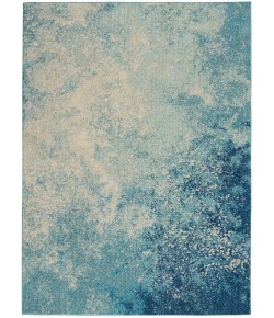 Nourison Passion - Psn10 Navy Light Blue Area Rug 5 ft. 3 X 7 ft. 3 Rectangle