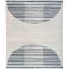 Nourison Astra Washables - Asw03 Ivory Blue Area Rug 9 ft. X 12 ft. Rectangle