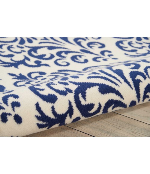 Nourison Grafix Area Rug GRF06-White/Blue