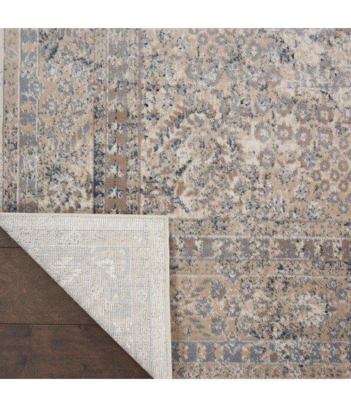 kathy ireland Home Malta Area Rug MAI01-Ivory/Blue