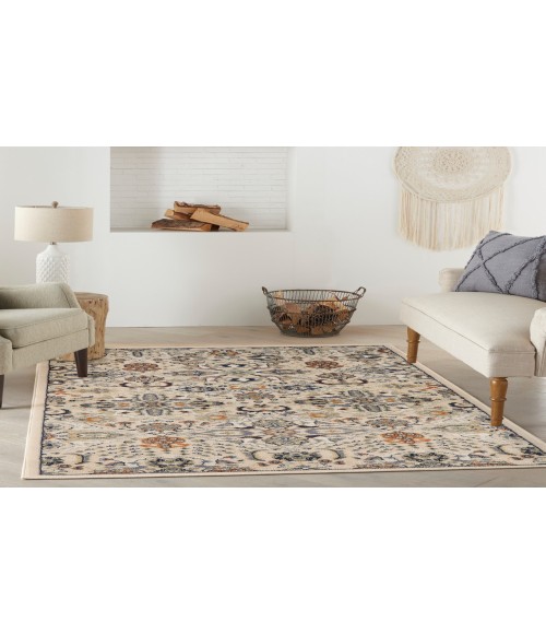 Nourison Allur Beige ALR03 4 ft. X 6 ft. Rectangle Rug