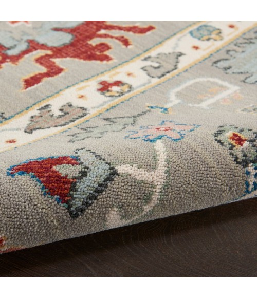 Nourison Parisa Area Rug PSA03 Grey 9'9" x 13'9"