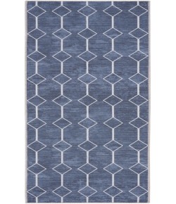 Nourison Home New Concept Washable Navy SR107 2 ft. 2 in. X 8 ft. Rectangle Rug