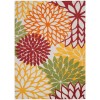 Nourison Aloha - Alh05 Red Multicolor Area Rug 7 ft. X 10 ft. Rectangle