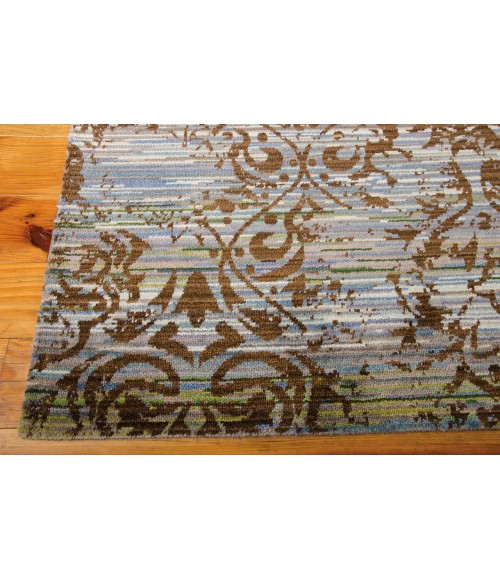 Nourison RHAPSODY Area Rug Nourison Rhapsody Area Rug RH009-Blue/Moss