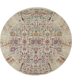Nourison Vintage Kashan - Vka02 Ivory Area Rug 6 ft. X Round