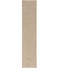 Nourison Home Courtyard Jute Ivory COU01 2 ft. 2 in. X 8 ft. Rectangle Rug