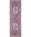 Nicole Curtis Machine Washable Series 1 Area Rug Nicole Curtis Machine Washable Series 1 Area Rug SR105 Red/Navy 7' Runner
