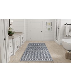 Nourison Astra Machine Washable Denim ASW10 2 ft. X 6 ft. Rectangle Rug