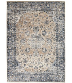 kathy ireland Home Ki25 Malta - Mai13 Blue Ivory Area Rug 7 ft. 10 X 10 ft. 10 Rectangle