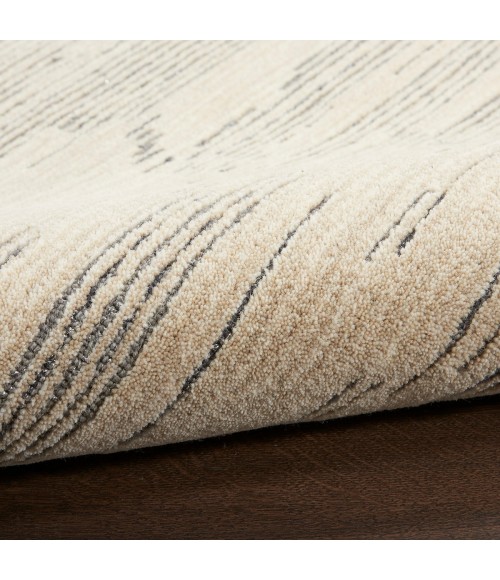 Michael Amini Ma30 Star Area Rug SMR02 Ivory/Grey 4' x 6'