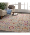 Nourison VINTAGE KASHAN Area Rug Nourison Vintage Kashan Area Rug VKA04-Ivory/Multicolor