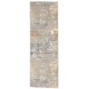 Nourison Solace - Sla01 Grey Beige Area Rug 2 ft. 3 X 7 ft. 3 Rectangle