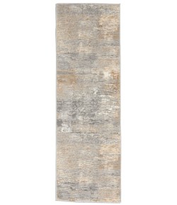 Nourison Home Solace SLA01 Grey Beige 2 ft. 3 in. X 7 ft. 3 in. Area Rug