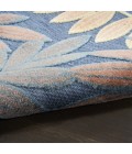 Nourison Aloha Blue Rose ALH18 9 ft. X 12 ft. Rect. Rug