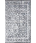 Nourison Astra Machine Washable Dark Blue ASW16 7 ft. 10 in. X 10 ft. Rectangle Rug