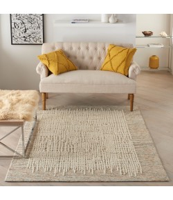 Nourison Vail Beige Multicolor VAI03 3 ft. 9 in. X 5 ft. 9 in. Rect. Rug