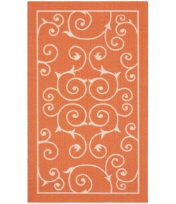Nourison Home & Garden - Rs019 Orange Area Rug 2 ft. 3 X 3 ft. 9 Rectangle