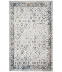 Nourison Astra Machine Washable Ivory Blue ASW16 5 ft. 3 in. X 7 ft. Rectangle Rug