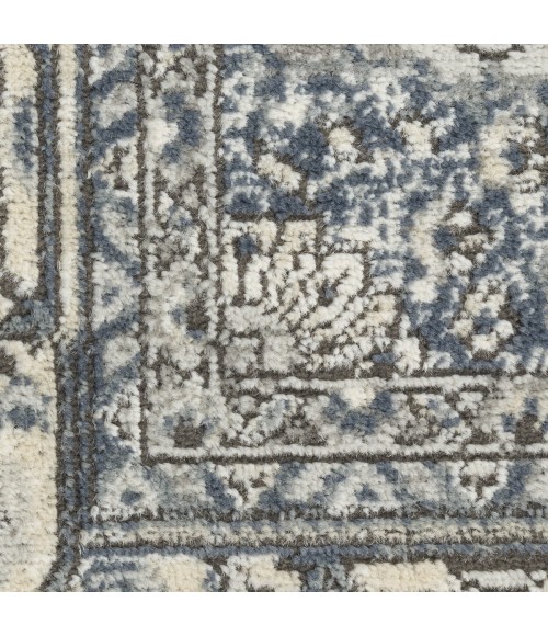 Nourison Concerto Ivory Navy CNC18 7 ft. 10 in. X 9 ft. 10 in. Rect. Rug