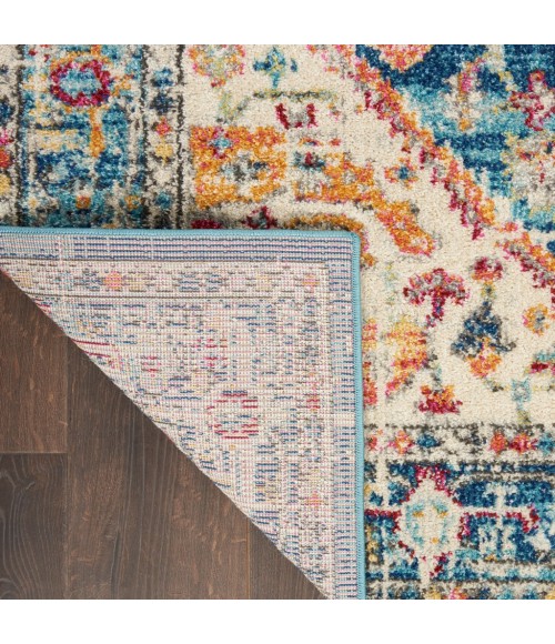 Nourison Passion Area Rug PSN23-Ivory/Light Blue