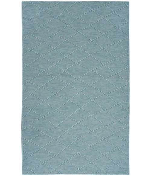Nourison Practical Solutions Aqua PSL01 7 ft. X 10 ft. Rectangle Rug