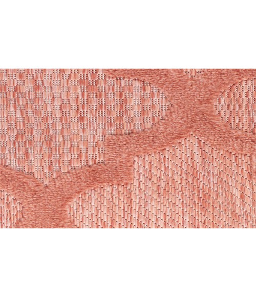 Nourison Easy Care Coral Orange NES01 2 ft. X 4 ft. Rectangle Rug