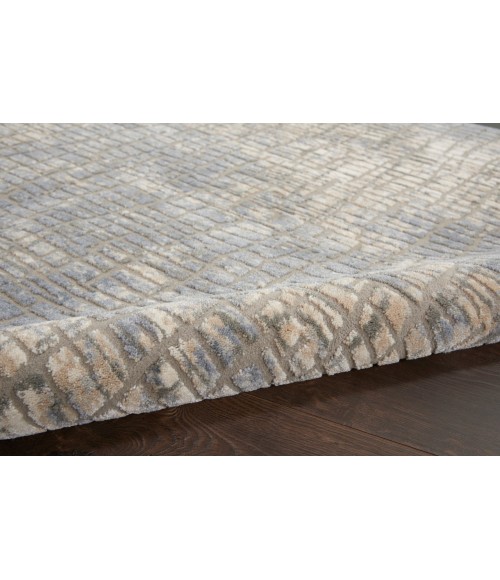 Nourison SAHARA Area Rug kathy ireland Home Sahara Area Rug KI395-Blue/Grey