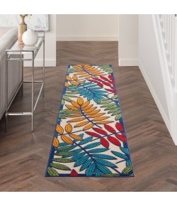 Nourison Aloha - Alh18 Multicolor Area Rug 2 ft. 3 X 10 ft. Rectangle