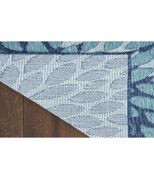 Nourison Garden Oasis Navy GOA06 6 ft. X 9 ft. Rectangle Rug