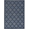 Nourison Easy Care - Nes01 Navy Blue Area Rug 5 ft. X 7 ft. Rectangle