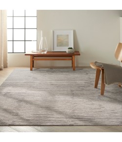 Calvin Klein Ck010 Linear - Lnr01 Grey Area Rug 9 ft. 9 in. X 13 ft. 9 in. Rectangle