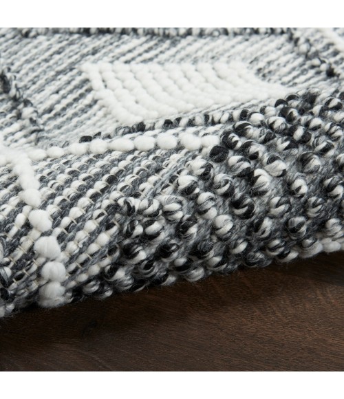 Nicole Curtis Machine Washable Series 3 Area Rug SR301 Black 4' x 6'