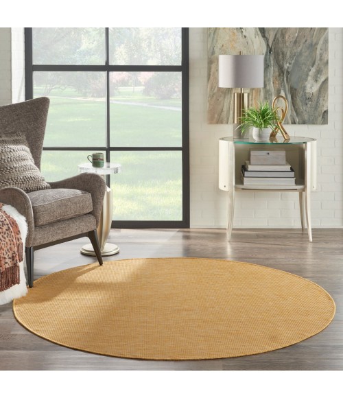 Nourison Positano Round Area Rug POS01-Yellow