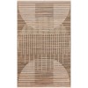 Nourison Astra Machine Washable Latte ASW03 3 ft. 3 in. X 5 ft. Rectangle Rug
