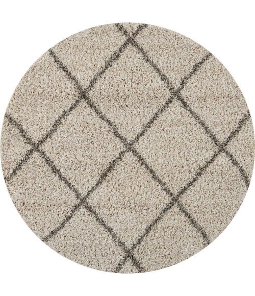 Nourison Brisbane Round Area Rug BRI03-Cream