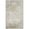 Nourison Astra Machine Washable Light Blue ASW12 3 ft. 3 in. X 5 ft. Rectangle Rug