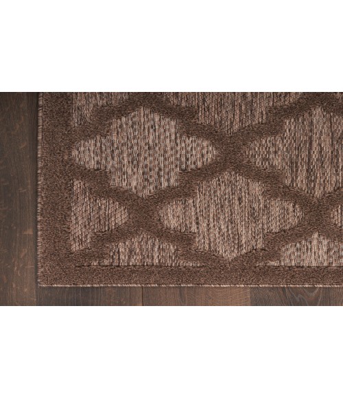 Nourison Easy Care Brown NES01 5 ft. X 7 ft. Rectangle Rug