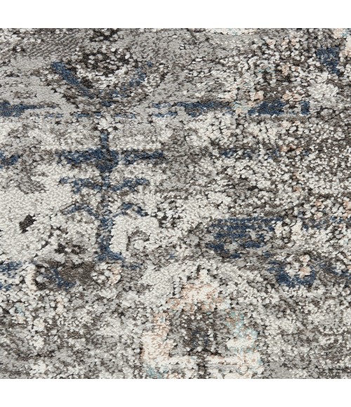 Kathy Ireland American Manor Area Rug AMR02 Blue 7'10" x 9'10"