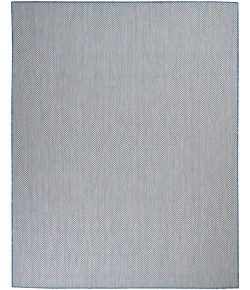 Nourison Courtyard - Cou01 Ivory Blue Area Rug 7 ft. X 10 ft. Rectangle