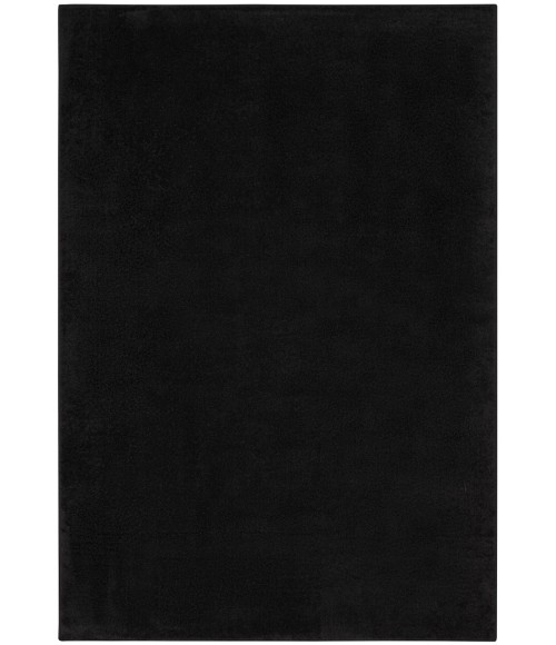 Nourison Essentials Black Area Rug NRE01-Black