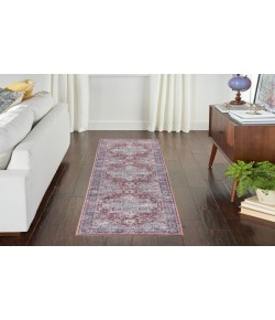 Nourison Home New Concept Washable Ivory Brick SR101 2 ft. 2 in. X 10 ft. Rectangle Rug